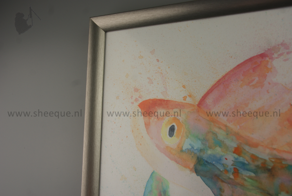 aquarel schilderij goldie
